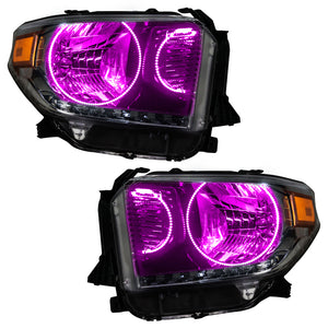 Oracle 14-17 Toyota Tundra SMD HL - Dual Halo Kit - ColorSHIFT w/ Simple Controller