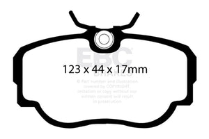 EBC Racing 87-93 BMW 325 (E30) RP-1 Race Front Brake Pads