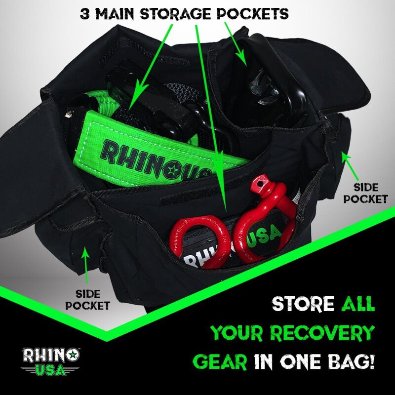 Rhino USA Ultimate Recovery Gear Storage Bag (Black)