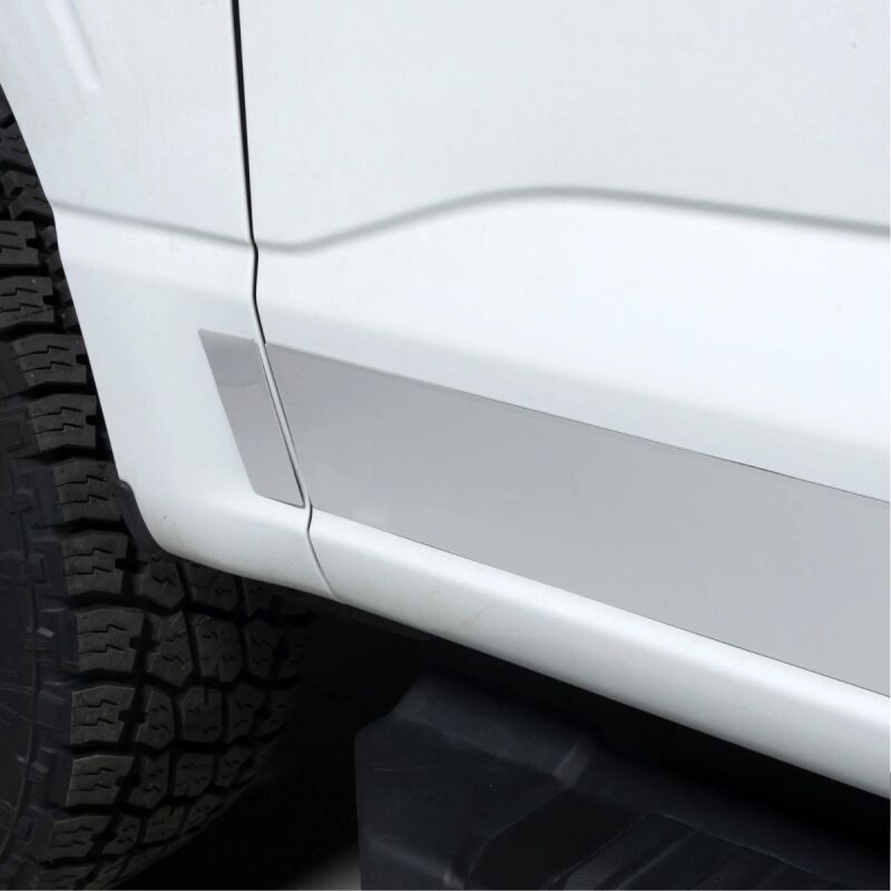Putco 04-08 Ford F-150 Reg Cab 8ft Long Box - 7in Wide - 10pcs Stainless Steel Rocker Panels
