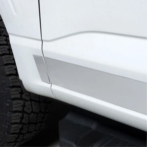 Putco 15-20 Ford F-150 Reg Cab 8ft Long Box (4.25in Tall - 10pcs) Stainless Steel Rocker Panels