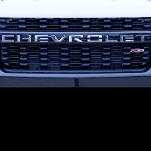 Putco 19-20 Chevy Colorado - Grille Letters - Stainless Steel Chevrolet Letters