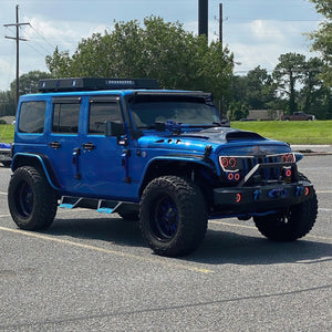 Oracle Vector Jeep Wrangler JK Grille Halo Kit - ColorSHIFT 2