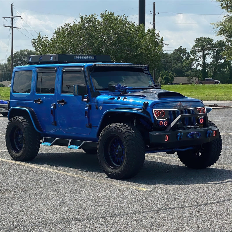 Oracle Vector Jeep Wrangler JK Grille Halo Kit - ColorSHIFT
