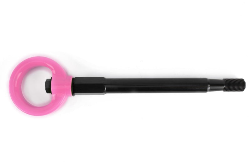 PERRIN 08-14 Subaru WRX & STI / 08-11 Impreza / 05-09 Legacy Tow Hook Kit (Front) - Hyper Pink