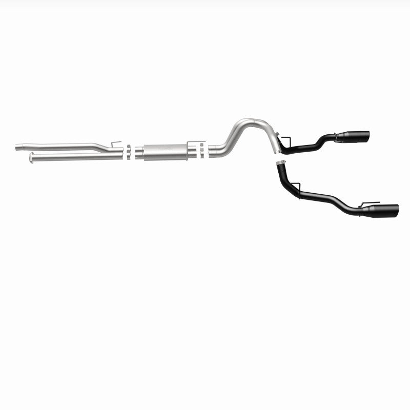 MagnaFlow SYS Cat-Back 2017 Ford F-150 Raptor 3.5L Dual Black Coated 3in Tips