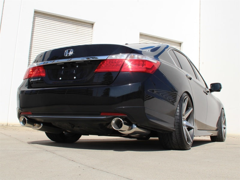aFe Takeda Exhaust 304SS Dual Cat-Back w/ Polished Tips 13-17 Honda Accord LX/EX/EX-L Sedan L4 2.4L
