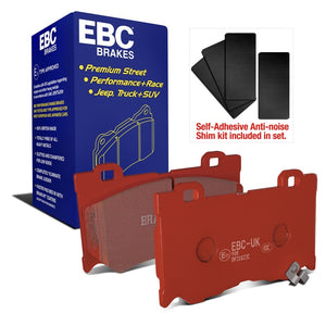 EBC 08-13 Infiniti FX50 5.0 Redstuff Front Brake Pads
