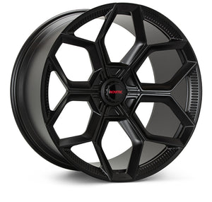 Vossen x Novitec NL5-5L 23x12in - 5x130 BP - ET15 - Satin Black Lamborghini Urus Rear Wheel