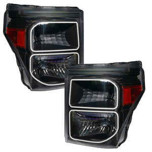 Oracle 11-16 Ford F250/350 LED HL - Black - ColorSHIFT w/ Simple Controller