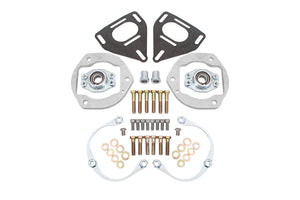 BMR 16-24 Chevy Camaro Caster Camber Plates - Black Hammertone