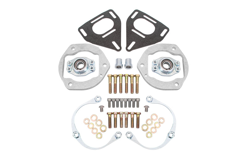 BMR 16-24 Chevy Camaro Caster Camber Plates - Black Hammertone