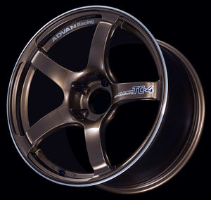 Advan TC4 17x8.0 +45 5x100 Umber Bronze Metallic and Ring Wheel