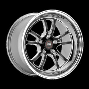 Weld S70 RT-S 17x13in / 5x114.3 BP / 3.7in. BS - Black Wheel