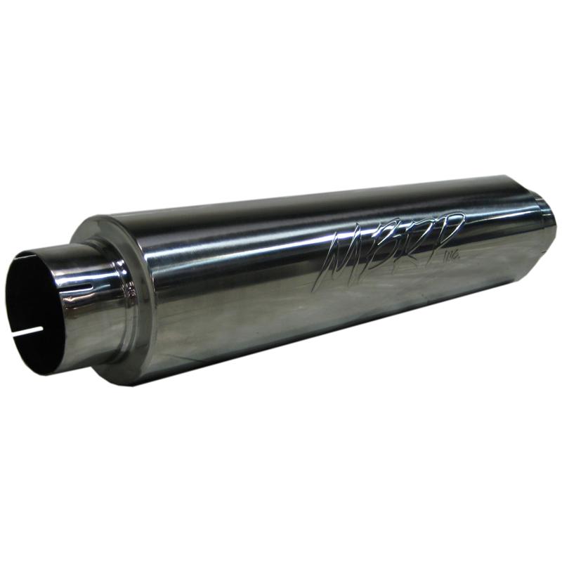 MBRP Universal Quiet Tone Muffler 5in Inlet /Outlet 8in Dia Body 31in Overall
