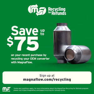 MagnaFlow Universal Catalytic Converter 2.25 inch C/C CA Pre-OBDII
