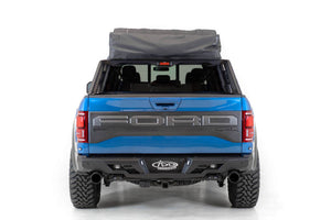 Addictive Desert Designs 2015+ Ford F-150 Overlander Chase Rack w/ 3rd Brake Light - Hammer Black