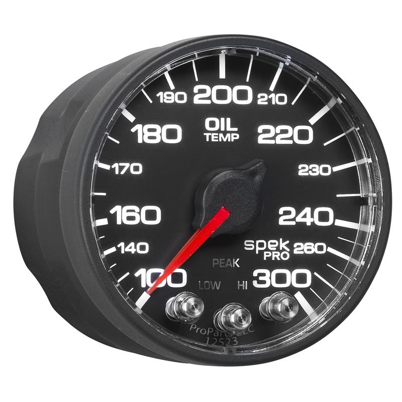 Autometer Spek-Pro - Nascar 2-1/16in Oil Temp 100-300F Bcb Ecu