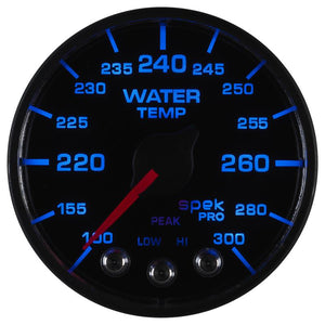 Autometer Spek-Pro - Nascar 2-1/16in Water Temp 100- 300F Bfb Ecu