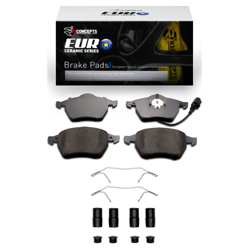 R1 99-10 Audi TT Front Euro Ceramic Pads & Hardware Kit