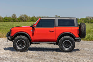 Rough Country BA2 Running Boards Side Step Bars | 2-Door | Ford Bronco (2 Door) (21-26)