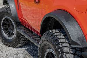 Rough Country BA2 Running Boards Side Step Bars | 2-Door | Ford Bronco (2 Door) (21-26)