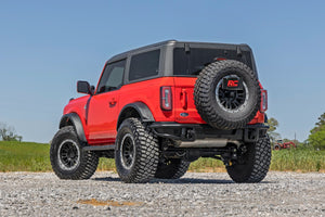 Rough Country BA2 Running Boards Side Step Bars | 2-Door | Ford Bronco (2 Door) (21-26)