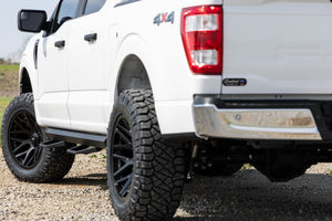 Rough Country SRL2 Adj Aluminum Step Crew Cab | Ford F-150/Lightning/F-250/F-350/Raptor (15-26)