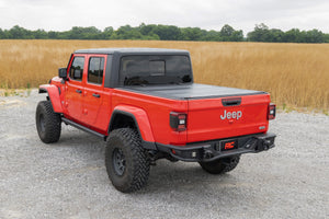 Rough Country Hard Tri-Fold Flip Up Bed Cover 5' Bed | Jeep Gladiator JT 4WD (2020-2026)