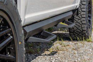 Rough Country SRL2 Adj Aluminum Step Crew Cab | Ford F-150/Lightning/F-250/F-350/Raptor (15-26)