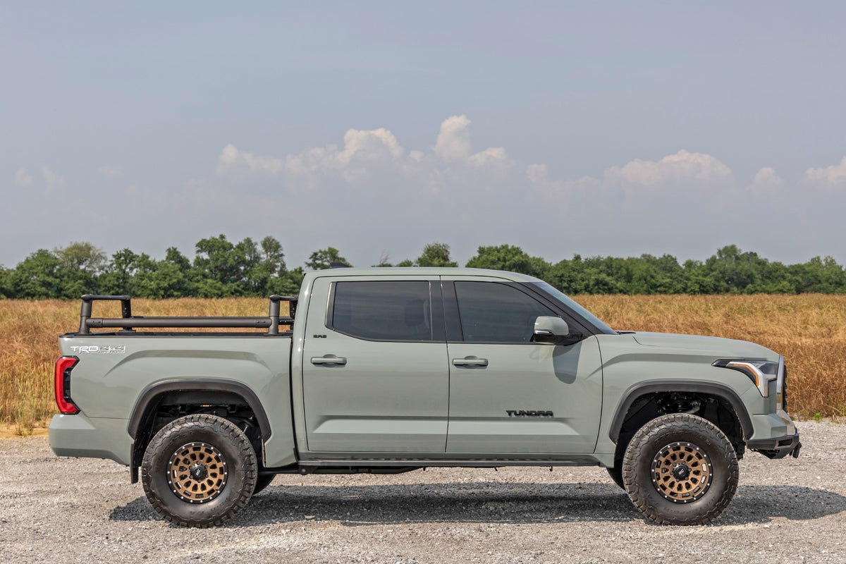 Rough Country RPT2 Running Board Crew Cab | Black | Toyota Tundra 2WD/4WD (2022-2026)