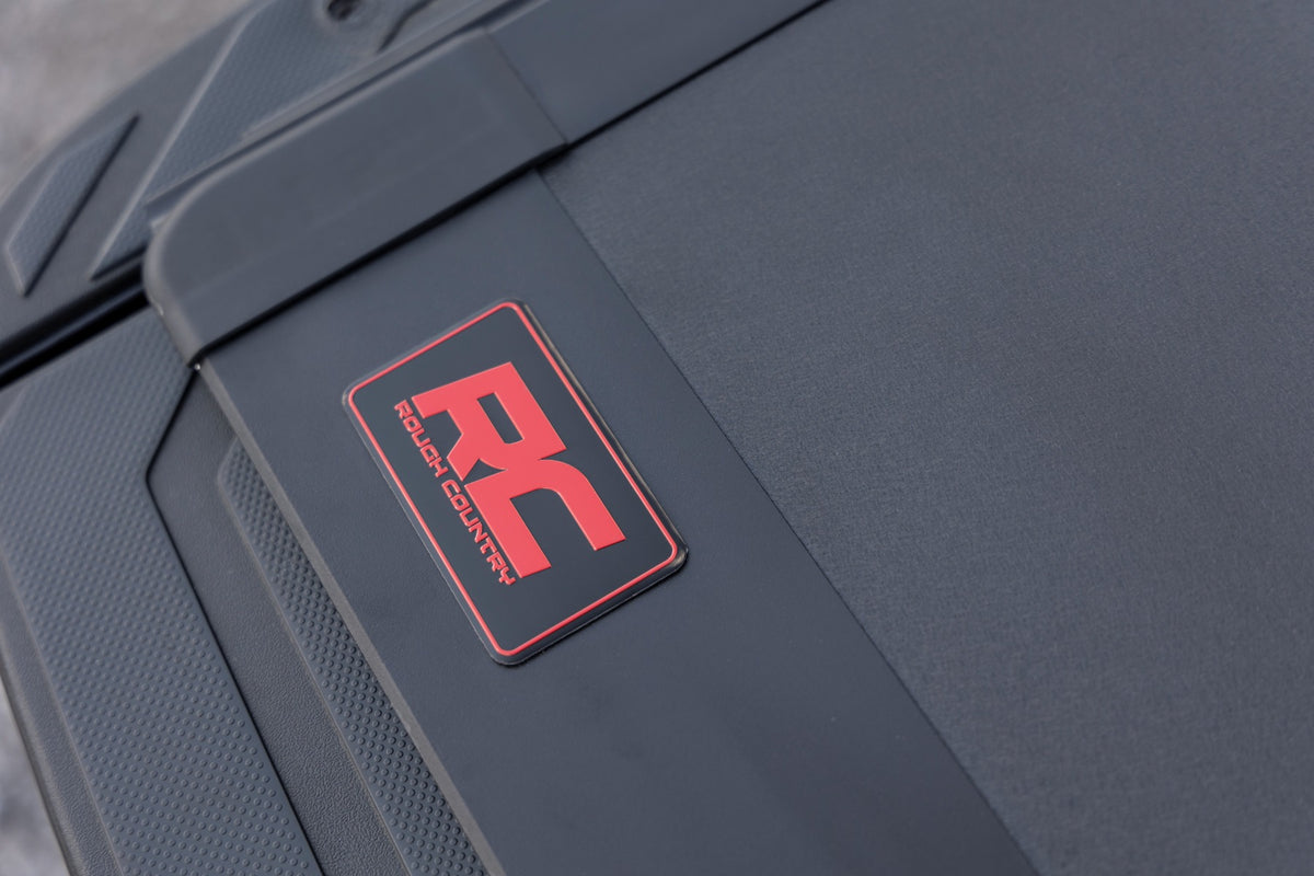 Rough Country Hard Tri-Fold Flip Up Bed Cover | Toyota Tacoma (05-15)
