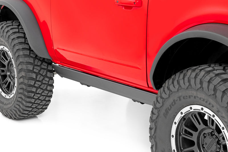 Rough Country Power Running Boards Dual Electric Motor | 2 Door | Ford Bronco (2 Door) (21-26)