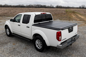 Rough Country Hard Tri-Fold Flip Up Bed Cover 5' Bed | Nissan Frontier 2WD/4WD (05-21)