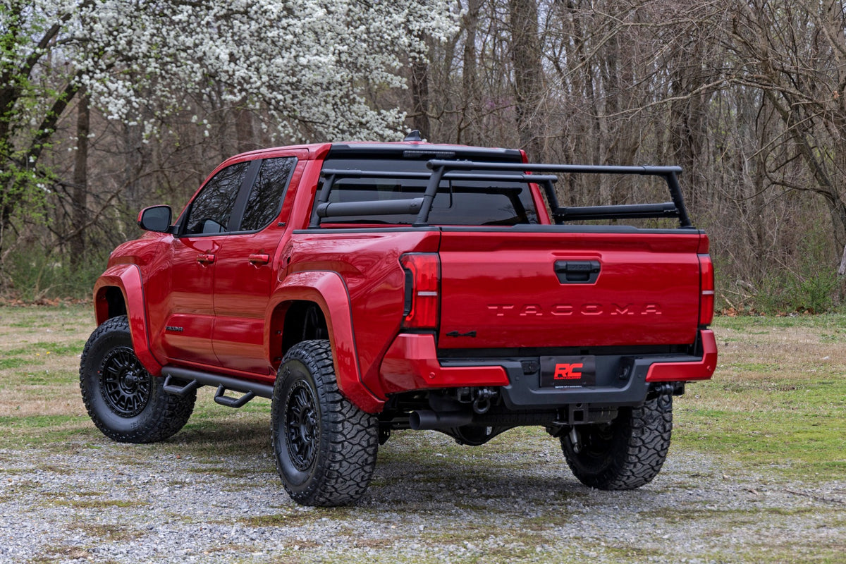 Rough Country Nerf Steps Cab Length | Double Cab | Toyota Tacoma 2WD/4WD (2024-2026)