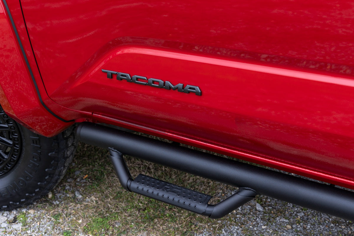 Rough Country Nerf Steps Cab Length | Double Cab | Toyota Tacoma 2WD/4WD (2024-2026)