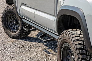 Rough Country SRL2 Adj Aluminum Step Double Cab | Toyota Tacoma 2WD/4WD (2005-2023)