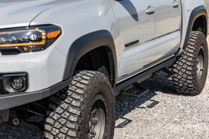 Rough Country SRL2 Adj Aluminum Step Double Cab | Toyota Tacoma 2WD/4WD (2005-2023)