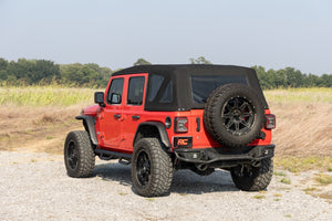 Rough Country Nerf Steps Wheel to Wheel | 4 Door | Jeep Wrangler Unlimited 4WD (18-26)