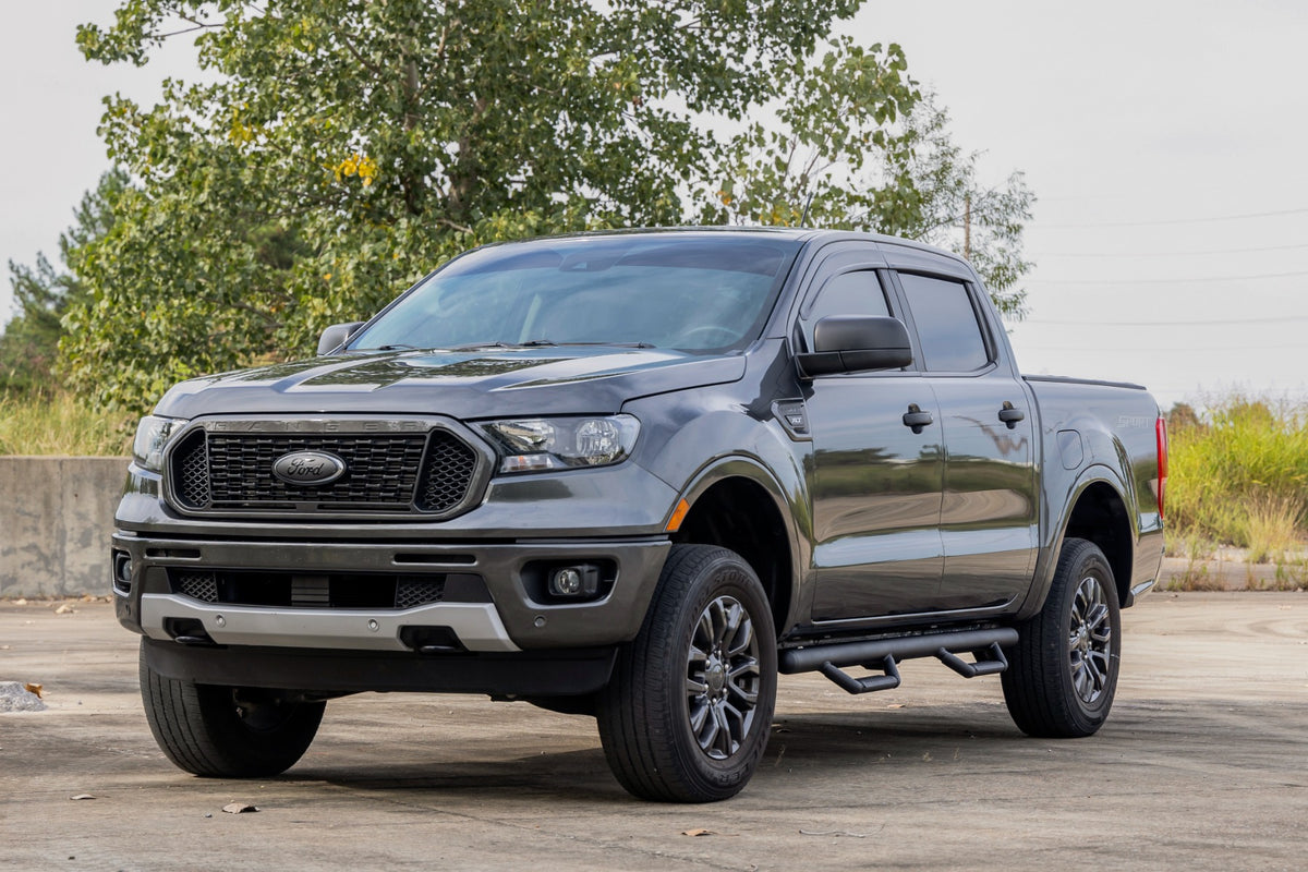 Rough Country Nerf Steps Cab Length | Crew Cab | Ford Ranger 2WD/4WD (2019-2026)