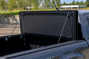 Rough Country Hard Tri-Fold Flip Up Bed Cover | Ford Ranger 2WD/4WD (19-23)