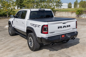 Rough Country Hard Tri-Fold Flip Up Bed Cover | Ram 1500 (19-26)/1500 TRX (21-24)