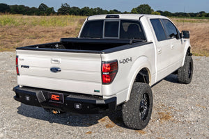 Rough Country Hard Tri-Fold Flip Up Bed Cover | Ford F-150 2WD/4WD (04-14)