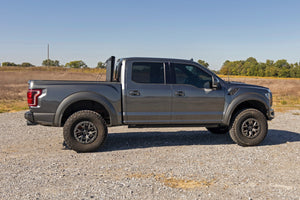 Rough Country Hard Tri-Fold Flip Up Bed Cover | Ford F-150 (21-26)/F-150 Lightning (22-26)