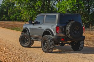 Rough Country Nerf Steps 3-Inch Tube | 2-Door | Ford Bronco 4WD (2021-2026)