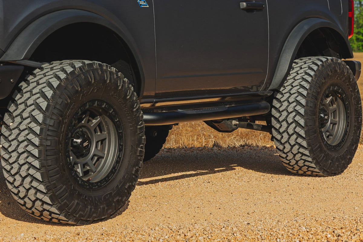 Rough Country Nerf Steps 3-Inch Tube | 2-Door | Ford Bronco 4WD (2021-2026)