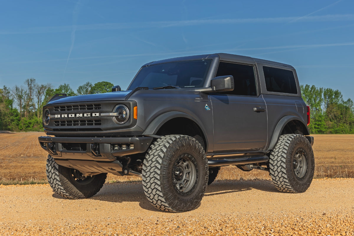 Rough Country Nerf Steps 3-Inch Tube | 2-Door | Ford Bronco 4WD (2021-2026)