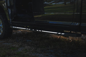 Rough Country AC2 Running Boards Amber/White | Crew Cab | Ram 1500 (19-26)/1500 TRX (21-24)
