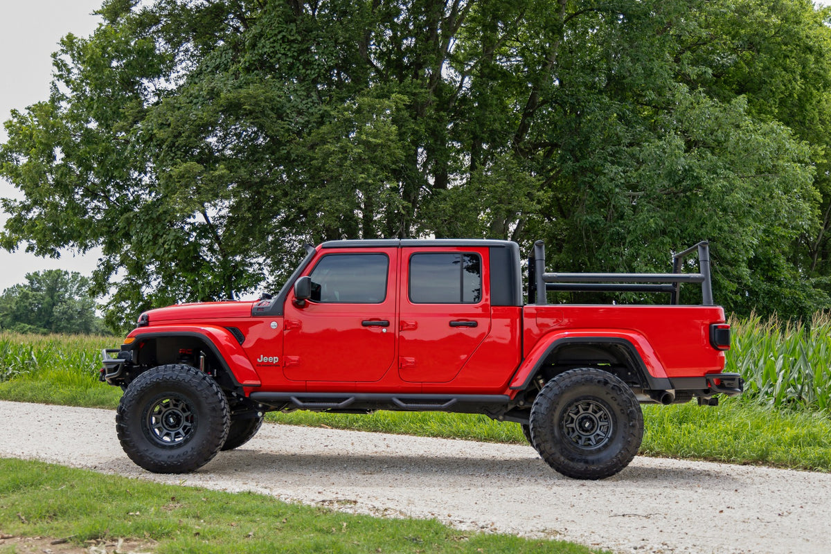 Rough Country Nerf Steps Cab Length | Crew Cab | Jeep Gladiator JT 4WD (2020-2026)