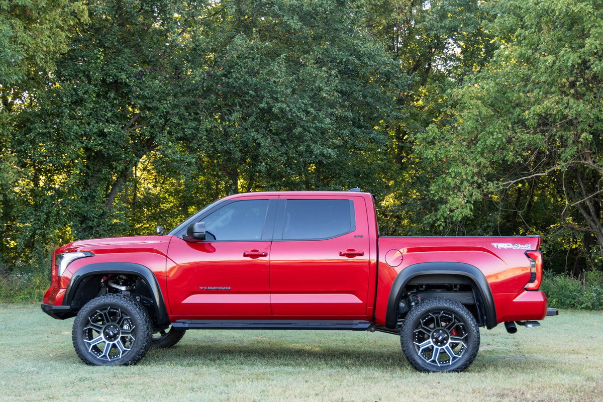 Rough Country HD2 Aluminum Running Boards CrewMax | Toyota Tundra 2WD/4WD (2022-2026)